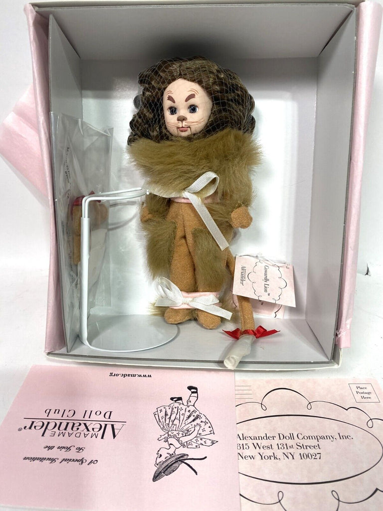 Madame Alexander 46330 Cowardly Lion 8 Doll In Box W Tags COA Accessories